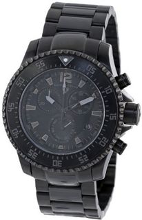 Swiss Legend 10063-BB-11 Sergeant Chronograph Black Dial Black Ion-Plated Stainless Steel