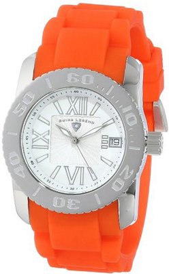 Swiss Legend 10114-02-"ORG Commander" Orange Polyurethane and Stainless Steel Dive