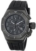 Swiss Legend 10540-BB-01-GRYA Trimix Diver Chronograph Black Dial Black Silicone