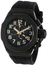 Swiss Legend 10542-BB-01-GA Trimix Diver Chronograph Black Dial Black Silicone