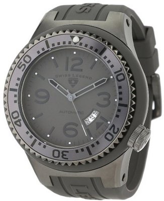 Swiss Legend 11819A-GM-014-W Neptune Automatic Grey Dial Grey Silicone
