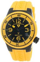 Swiss Legend 11840P-BB-01-YL Neptune Black Dial Yellow Silicone