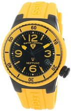 Swiss Legend 11840P-BB-01-YL Neptune Black Dial Yellow Silicone