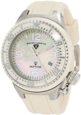 Swiss Legend 11844-BGWSA Neptune White Mother-Of-Pearl Dial
