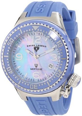 Swiss Legend 11844-BLBLSA Neptune Blue Mother-Of-Pearl Dial