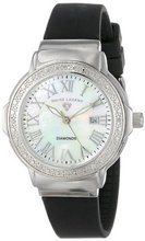 Swiss Legend 20032D-02 "South Beach Collection" Stainless Steel, Black Rubber, and Diamond