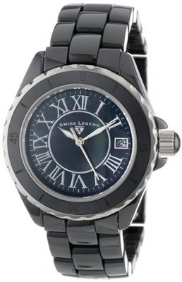 Swiss Legend 20050-BKBSR Karamica Collection Black Ceramic