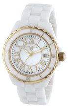 Swiss Legend 20050-WWGR "Karamica Collection" White Ceramic Bracelet