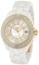 Swiss Legend 20051-WWWGR Karamica White High Tech Ceramic Diamond