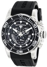 Swiss Legend 21368-01 Avalanche Analog Display Swiss Quartz Black