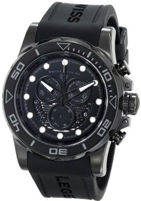 Swiss Legend 21368-BB-01 Avalanche Analog Display Swiss Quartz Black