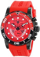 Swiss Legend 21368-BB-05-RDAS Avalanche Analog Display Swiss Quartz Red