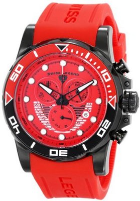Swiss Legend 21368-BB-05-RDAS Avalanche Analog Display Swiss Quartz Red