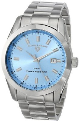 Swiss Legend 21397-102 Classic Analog Display Swiss Quartz Silver