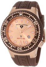 Swiss Legend 21848D-RG-09-BRW Neptune Rose Gold Tone Dial