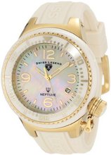 Swiss Legend SL-11844-BGWGA Neptune Beige Mother of Pearl Silicone