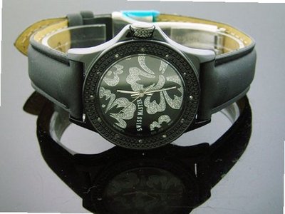 New Ladies 34mm Swiss Master By Km 12 Diamonds