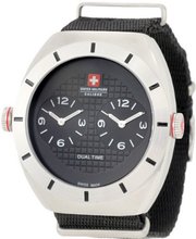 Swiss Military Calibre 06-4C1-04-007T Commando Luminous Black Dial Dual-Time