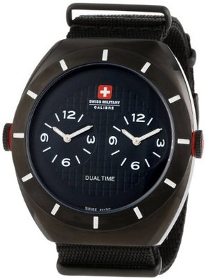 Swiss Military Calibre 06-4C1-13-007T Commando IP Black Dual Time Zone Luminous