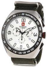 Swiss Military Calibre 06-4C2-04-001T6 Commando Tachymeter Chronograph Luminous Date Khaki Green