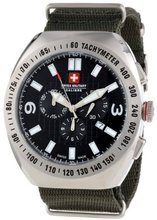 Swiss Military Calibre 06-4C2-04-007T6 Commando Khaki Green Tachymeter Chronograph