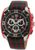 Swiss Military Calibre 06-4F1-04-004 Flames Red & Black Chronograph Leather
