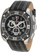 Swiss Military Calibre 06-4F1-04-007 Flames Chronograph Grey Leather Date