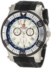 Swiss Military Calibre 06-4H1-04-003 Hawk Chronograph Blue Inner Bezel Rubber Strap