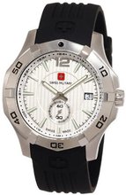 Swiss Military Calibre 06-4I2-04-001 Immersion Sub-Second White Dial Black Rubber