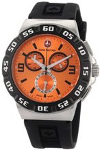 Swiss Military Calibre 06-4R2-04-001 Racer Chronograph White Dial Black Rubber