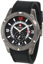 Swiss Military Calibre 06-4R5-04-007R Revolution Grey Ion-Plated Black Dial Rubber