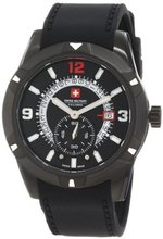 Swiss Military Calibre 06-4R5-13-007R Revolution IP Black Sub-seconds Date Display Black Dial Rubber