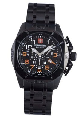 Swiss Military Calibre 06-5D1-13-007.79 Defender Black Chronograph Date