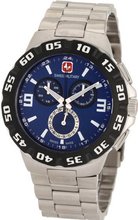 Swiss Military Calibre 06-5R2-04-003 Racer Chronograph Blue Dial Steel Bracelet