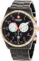 Swiss Military Calibre 06-5R4-13-007.9 Red Star Rose Gold IP Bezel Chronograph Steel Date
