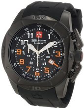 Swiss Military Calibre 06-6D1-13-007R.79 Defender IP Black Chronograph Sub-seconds Date Rubber