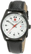Swiss Military Calibre 06-6T1-13-001 Trooper Black IP Silver Dial 24-Hour Date