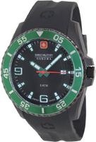 Swiss Military Hanowa 6-4200.27.007.06 Ranger Green Bezel Black Dial and Strap