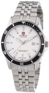 Swiss Military Hanowa Flagship 06-7161-7-04-001-07 Silver Stainless-Steel Swiss Quartz with White Dial