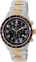 Swiss Military Hanowa New Legend 06-5197-12-007 Two-Tone Stainless-Steel Swiss Chronograph with Black Dial