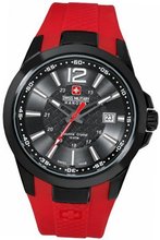 Swiss Military Hanowa Predator 06-4165-13-007-04 Red Nylon Quartz with Black Dial