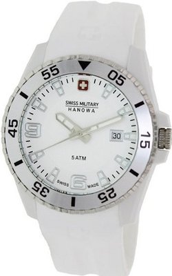 Swiss Military Hanowa Ranger 06-4200-21-001-01 White Silicone Swiss Quartz with White Dial