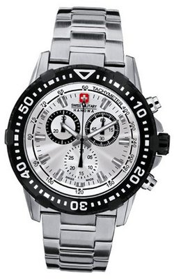 SWISS MILITARY HANOWA XTREME STEEL/BLACK CHRONO