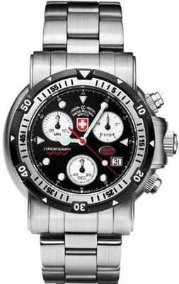 SWISS MILITARY USS SEAWOLF LTD Edition Nickel Free Certified 1000M WR Chronograph