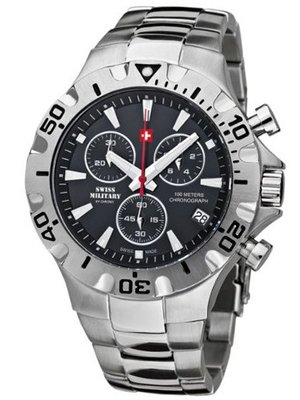 Mans Swiss Military 20087ST-1M