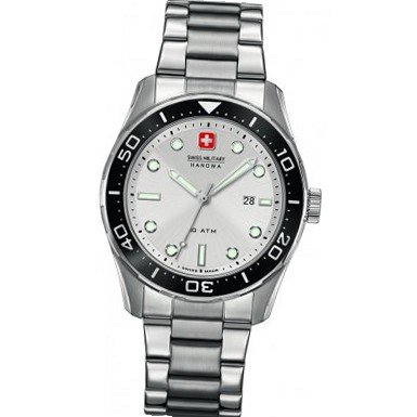 Swiss Military 6-5213.04.001 Aqualiner Silver Steel Bracelet
