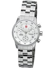 Swiss Military Damen-Armbanduhr, Chronograph, 20048ST-2M