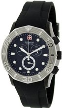 Swiss Military Hanowa Oceanic 06-4196-13-007 Black Silicone Swiss Chronograph with Black Dial