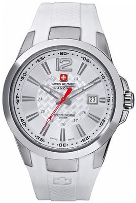 Swiss Military Hanowa Predator 06-4165-04-001 Silver Nylon Quartz with Silver Dial