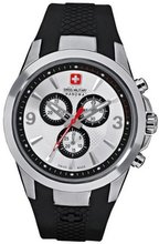 Swiss Military Hanowa Predator 06-4169-04-001 Black Rubber Quartz with Silver Dial